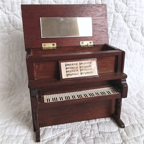 vintage piano music box|antique music box piano sheet.